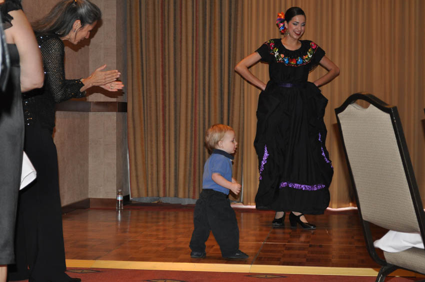 Andrew dancing the flamenco